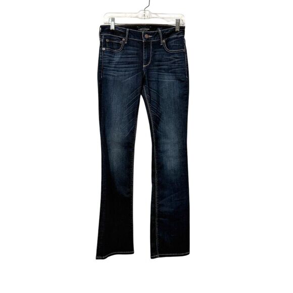 Lucky Brand Lolita Bootcut Denim Jeans Size 2 Dark Wash Mid-Rise Stretch Western - Picture 1 of 14
